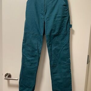 Wildfang Deep Teal Cargo Pants